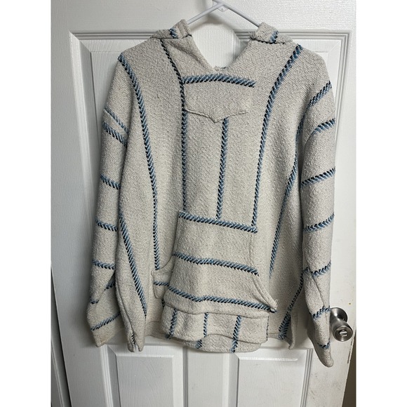 baja joe Other - Earth Ragz Baja Joe Hoodie XL Mexican Drug Rug Surf Skate Pullover